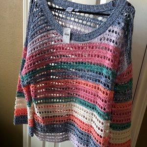 Gap crocheted sweater